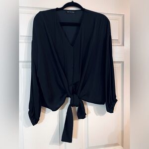 Elegant Black Women's Top